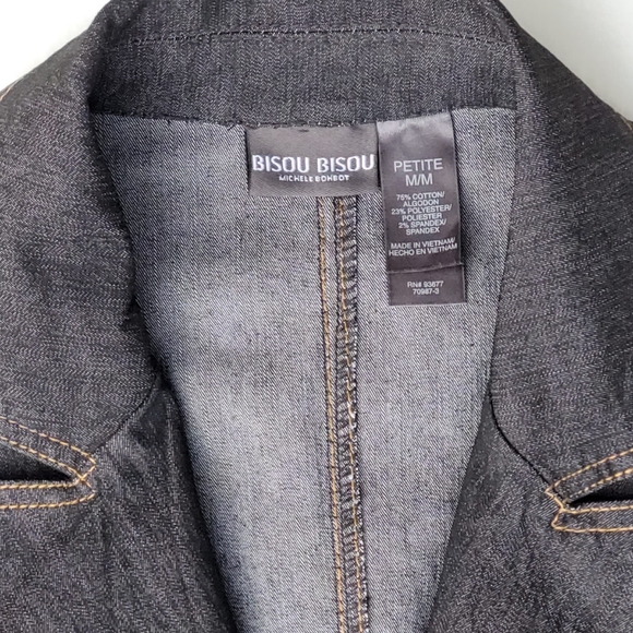 🌟HOST PICK🌟 Bisou Bisou Denim Coat sz PM - Picture 4 of 7